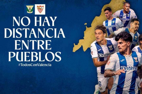 El Leganés donará cien euros a Valencia por cada kilómetro que recorran sus jugadores