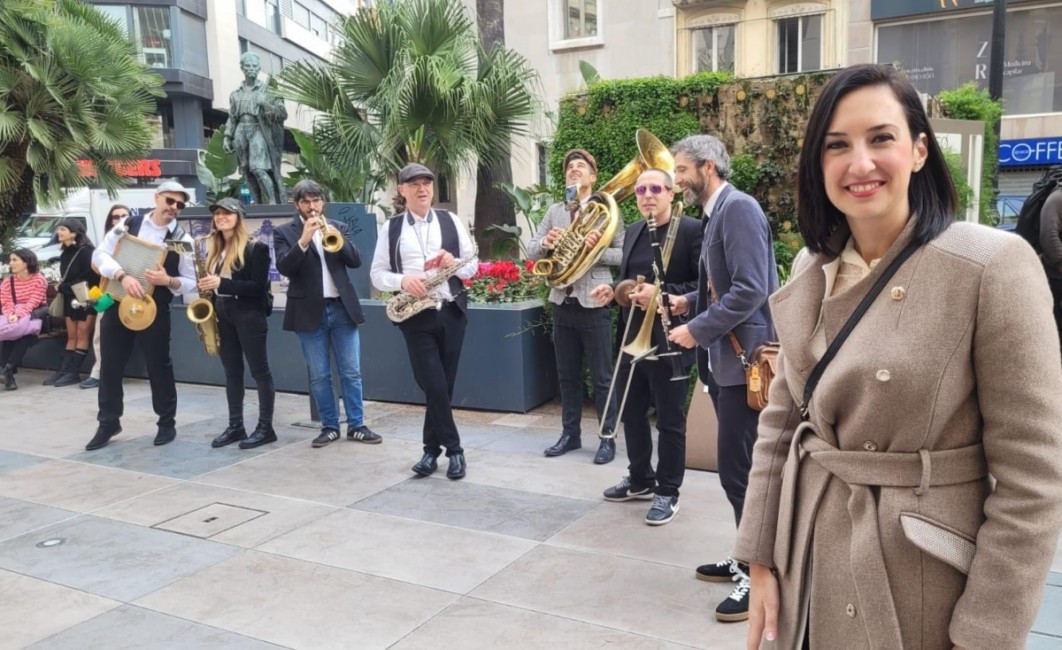  La Jazz Street Marching Band, en la plaza de la Paz. - Foto: AYUNTAMIENTO DE CASTELLÓ