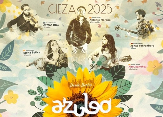Azuleo, flamenco jazz oriental llegado desde Berlín para poner música a la floración de Cieza