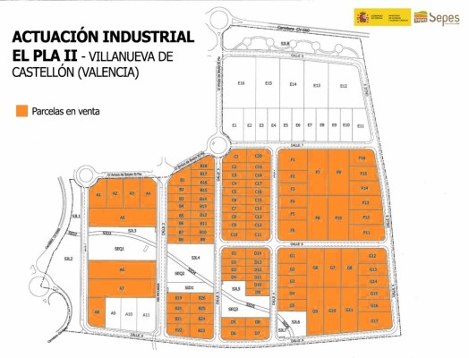 Sepes pone a la venta 101 parcelas en Villanueva de Castellón por 14,7 millones