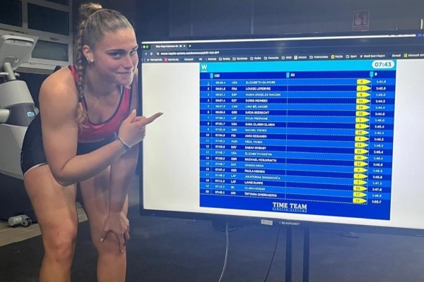 La cartagenera María Ángeles Macián es doble campeona del mundo indoor