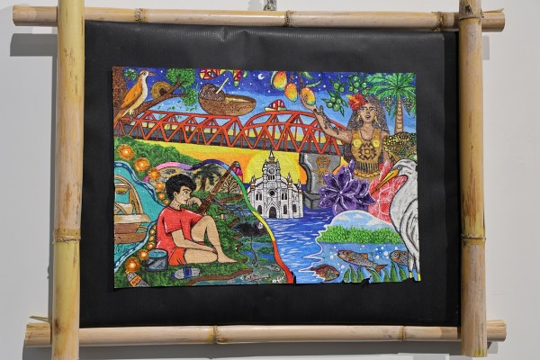 Arte para un papel fabricado con algas del Mar Menor: exposición en La Unión con obras llegadas de Italia, India y Budapest