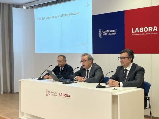 Labora lanza 206 cursos exprés gratuitos para formar a trabajadores en la reconstrucción de la zona afectada por la Dana
