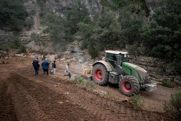 Morella inicia la reparació de més de 70 km de pistes afectades per la Dana al terme municipal