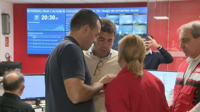 Mazón asegura que llegó a las 20.28 horas al Cecopi el día de la Dana