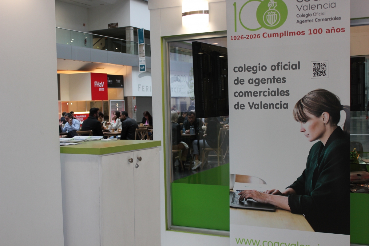 Stand Colegio Oficial de Agentes Comerciales en Cevisama
