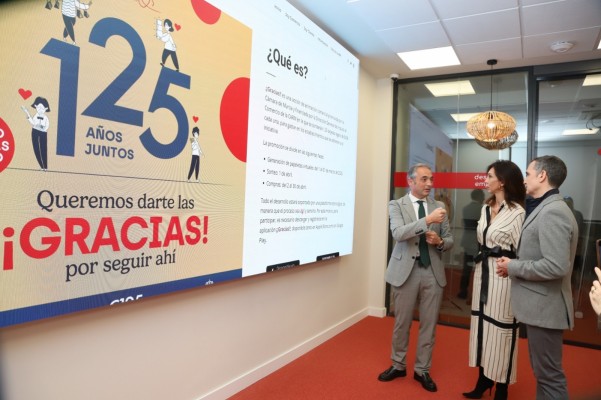 La Cámara de Comercio de Murcia premiará a 125 clientes del comercio local con cheques de 500 euros para celebrar su aniversario