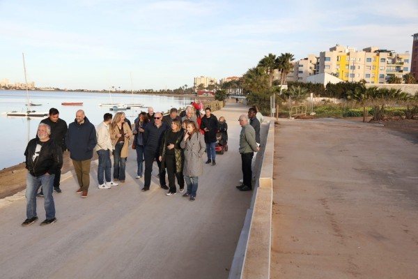 Cartagena estrena un paseo ecológico entre Playa Honda y Villas Caravaning con inversión de 220.000 euros