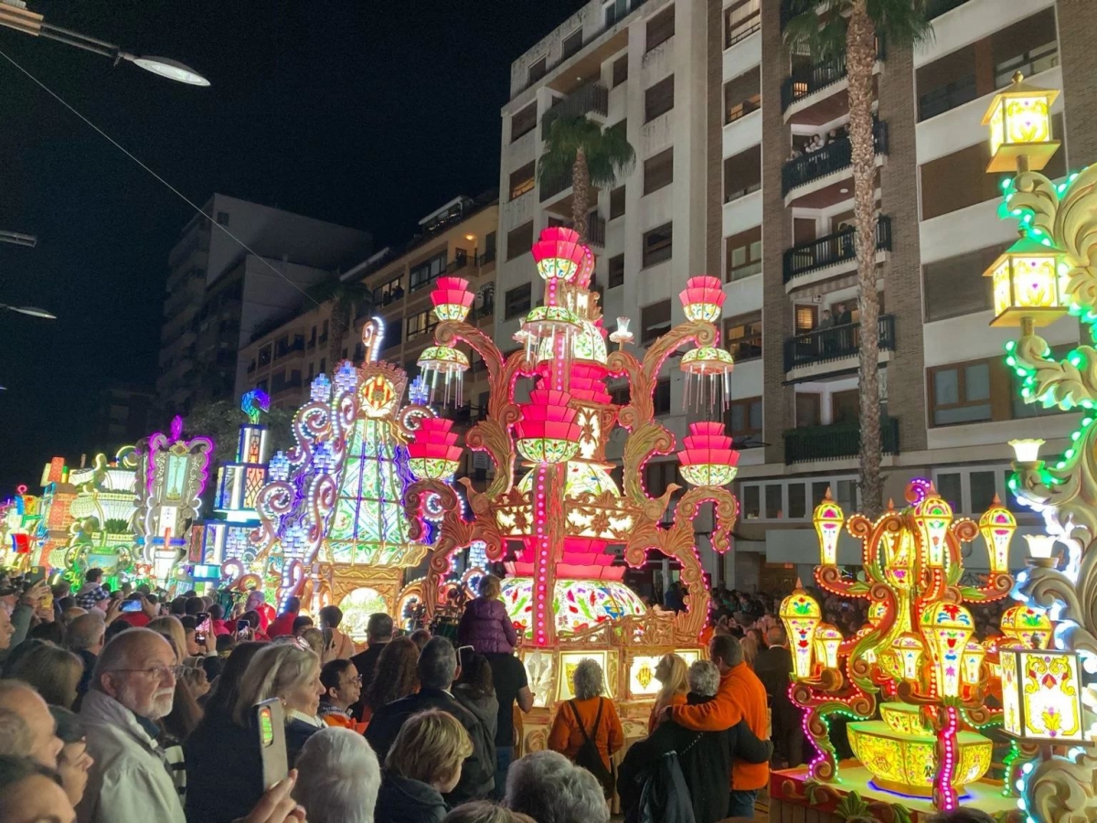 Imagen de archivo del encendido de las gaitas. - Foto: AYUNTAMIENTO DE CASTELLÓ