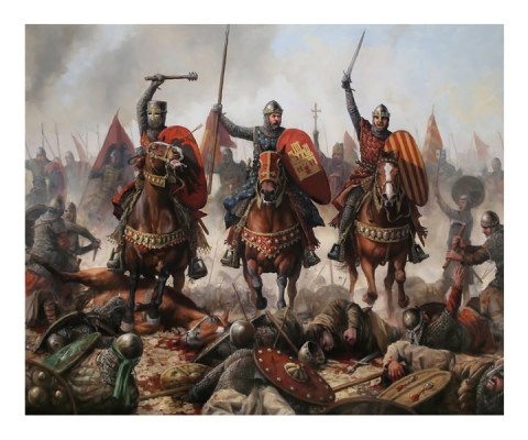Un viaje por la historia militar de España a través de los pinceles de Ferrer-Dalmau: exposición 'Soldados y batallas' en Cartagena