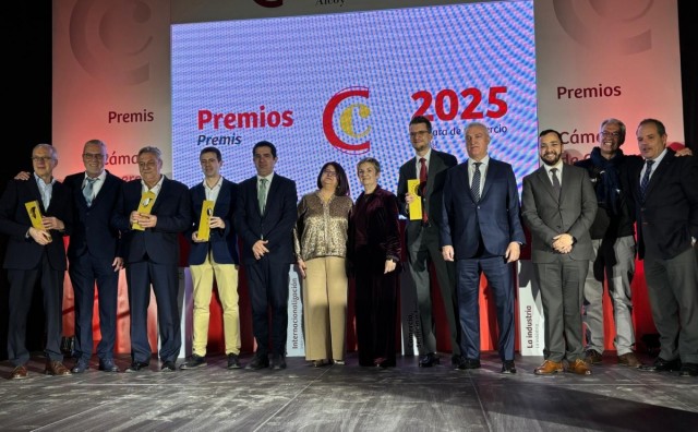 La Cámara de Alcoy entrega sus premios anuales reivindicando nuevo suelo industrial y la mejora de infraestructuras