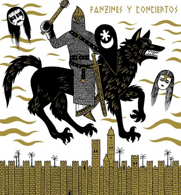 Magius ilustra el cartel de la feria 'Zorroclocos e Lobos' que se celebrará en las 'mazmorras' de la BRMU