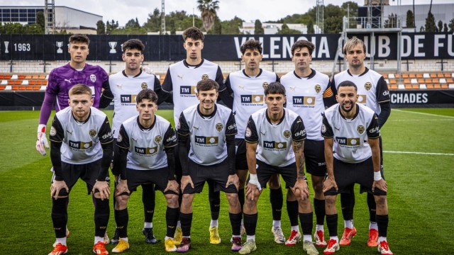 Victoria del Valencia Mestalla ante el Badalona Futur (2-0)