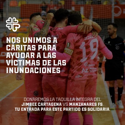 El Jimbee donará la taquilla del sábado a los afectados por las inundaciones en Valencia 