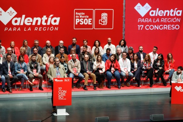 Estos son los 49 nuevos miembros de la ejecutiva de Lucas: Isabel Gadea será la voz del PSRM-PSOE