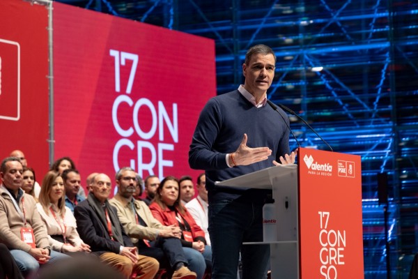 Sánchez anuncia en Cartagena la adjudicación por 128,4 millones de euros de las obras del nuevo tramo de alta velocidad Torre Pacheco-Cartagena