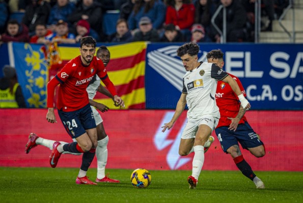 El Valencia marca tres o más goles a domicilio más de un año después