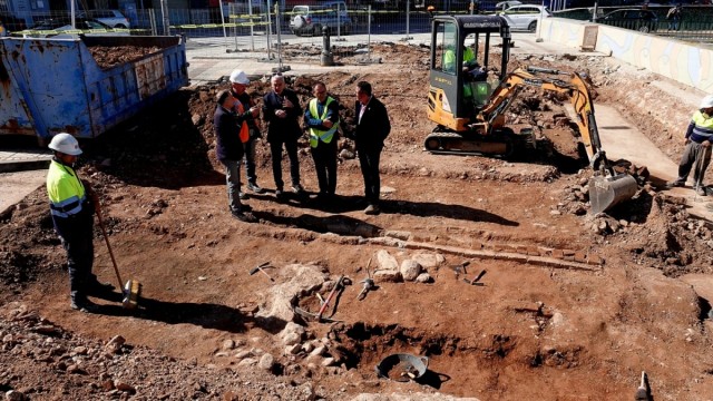 El hallazgo de restos arqueológicos en Burriana paraliza las obras del segundo tanque de tormentas