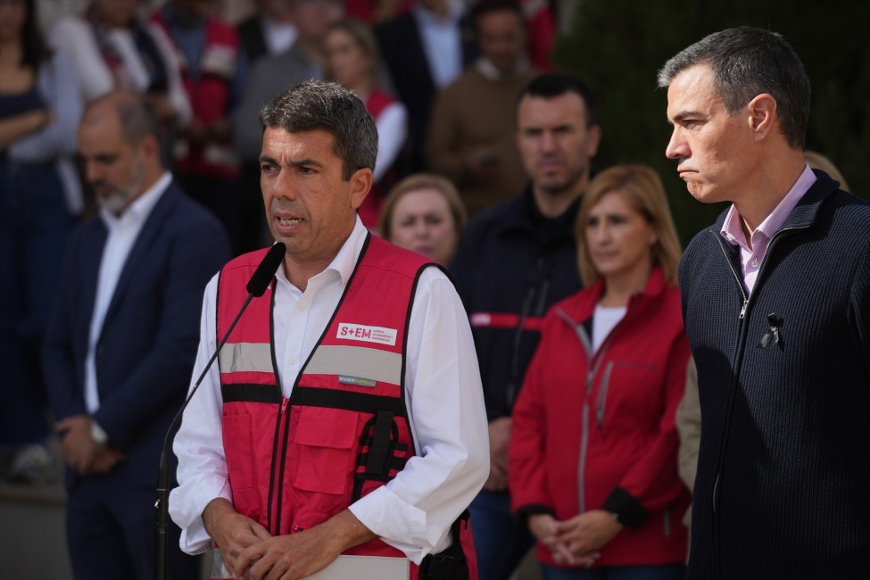 Mazón y Sánchez el pasado jueves. Foto: EP/Jorge Gil - 