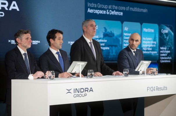 Indra sube casi un 10% en Bolsa y bate su récord histórico de cotización al calor del mayor gasto en defensa