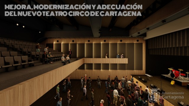 El Nuevo Teatro Circo se prepara para su gran reforma: mejoras en accesibilidad, escenografía y vestíbulo