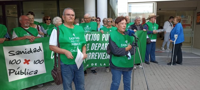 La Plataforma por la Sanidad reúne 6.000 firmas: piden más medios en el Hospital de Torrevieja