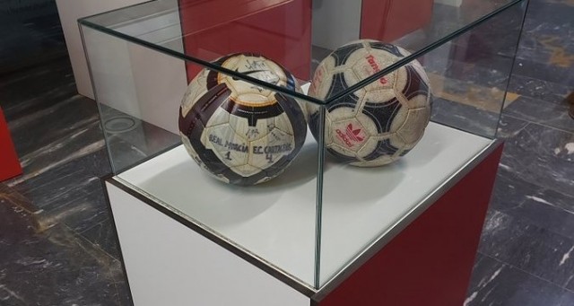 La historia del fútbol cartagenero expuesta en el Archivo Municipal