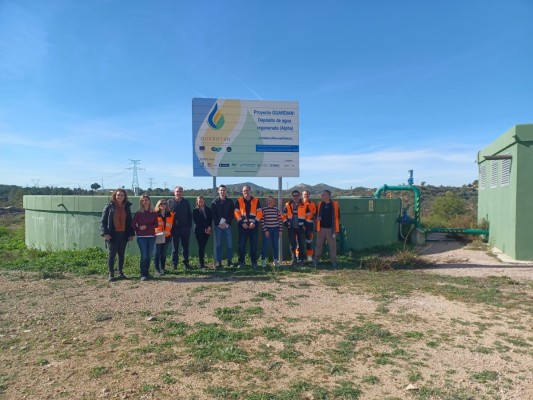 Hidraqua comparte el proyecto Guardian para el desarrollo de la planta de regeneración de agua de Riba-Roja