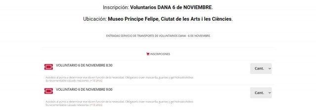 La Generalitat activa una web para agilizar la inscripción de voluntariado en coordinación con ayuntamientos