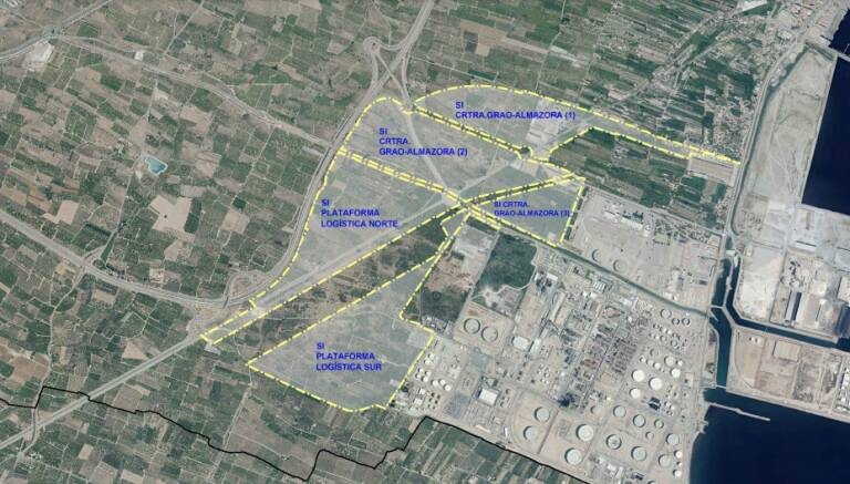 Plano de los dos sectores de Logistics. - Foto: CP Plano de los dos sectores de Logistics.