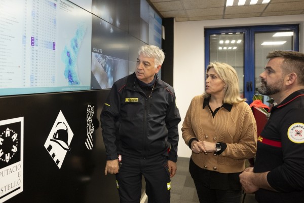 La Diputación mantiene la coordinación con todos los servicios de emergencia ante el temporal de lluvias