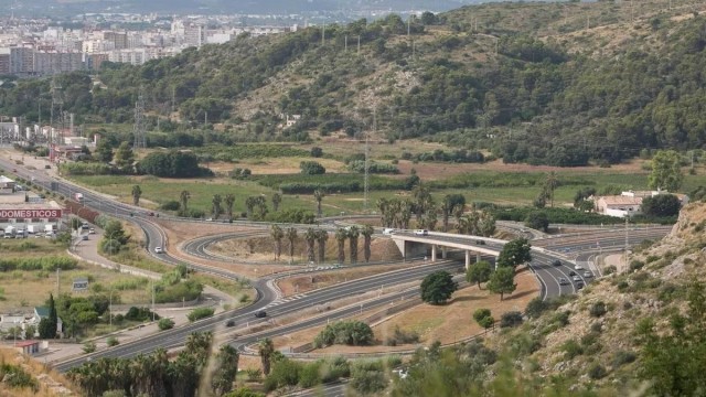 Cortes nocturnos a partir de este domingo por las obras en la N-332 en Gandia