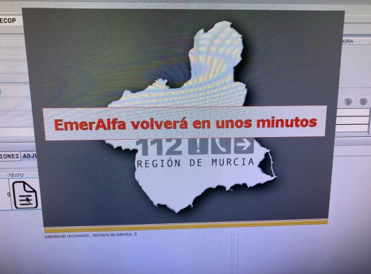 La oposición pide explicaciones a la Comunidad por la caída del sistema informático del 112 en pleno episodio de lluvias