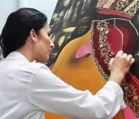 Marián Saco presenta en Vila-real su primera exposición en la Castellón: 'Horizontes Existenciales'