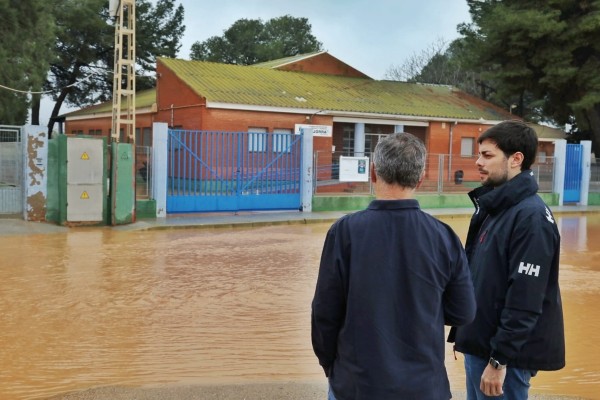 La Aljorra reabre sus colegios este viernes tras el cierre por inundaciones 