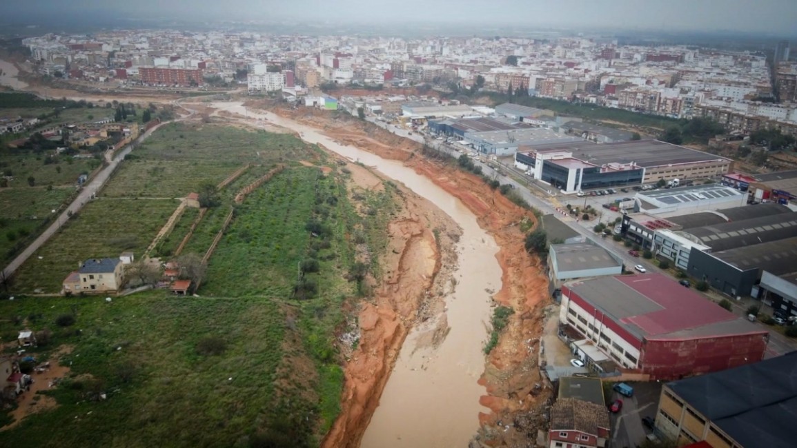 Barranco de l'Horteta, a su paso por el municipio de Torrent. - Foto: AYUNTAMIENTO DE TORRENT