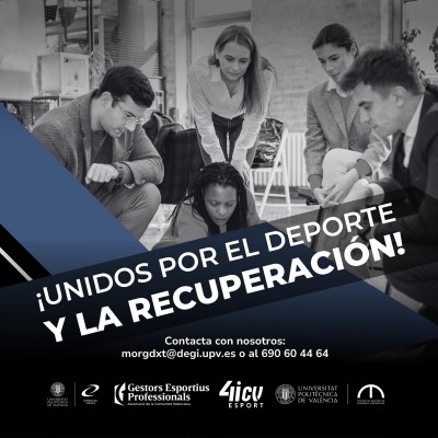 El Master de Gestión Deportiva de UPV pone en marcha un proyecto para que los jóvenes afectados por la Dana puedan volver a hacer deporte 