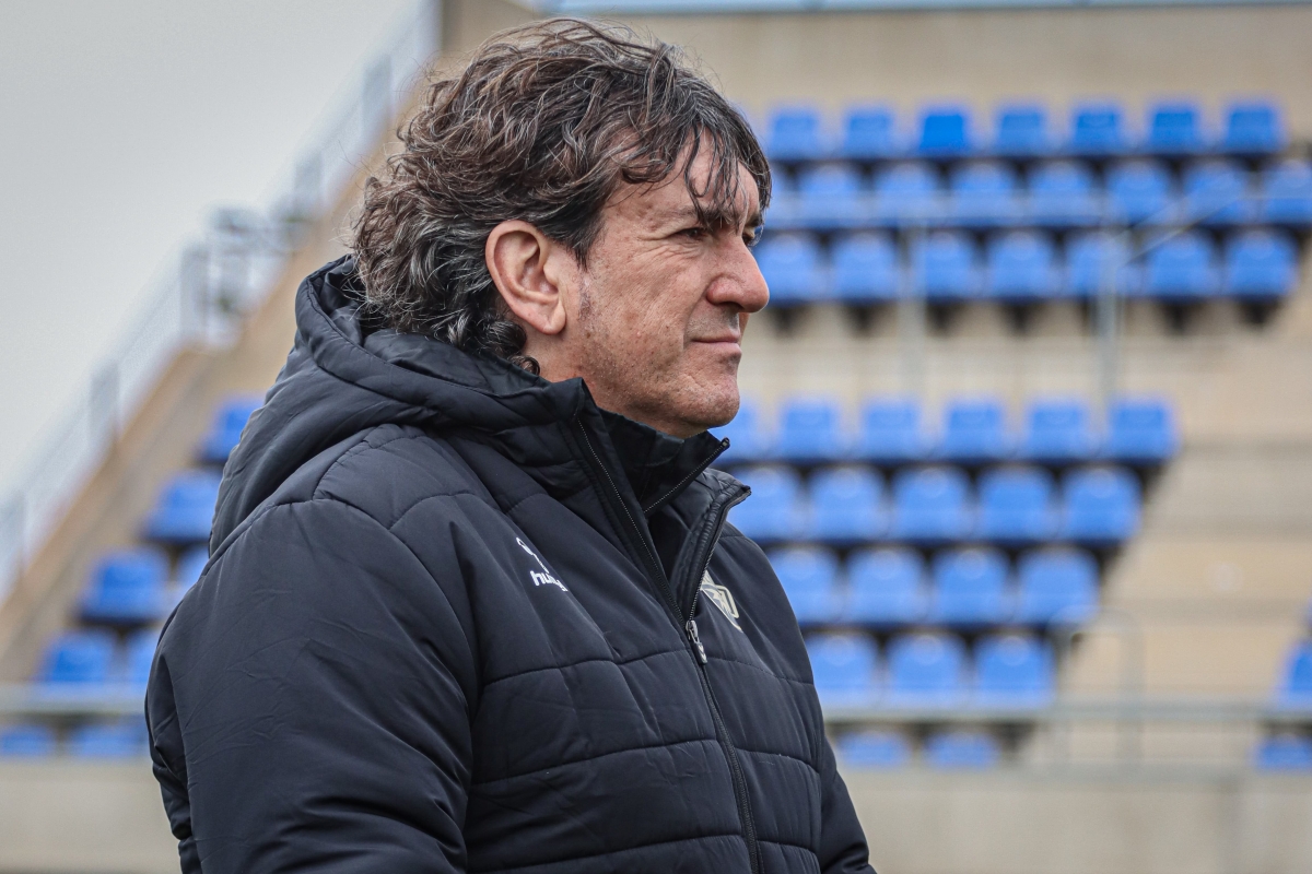 José Vicente Lledó, entrenador del CF Intercity - Foto: PLAZA