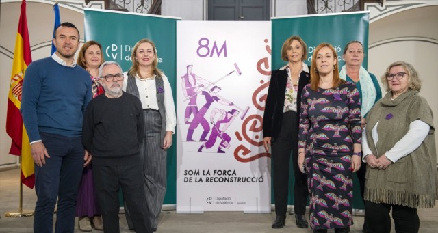 La Diputación de Valencia reivindica en el 8M 