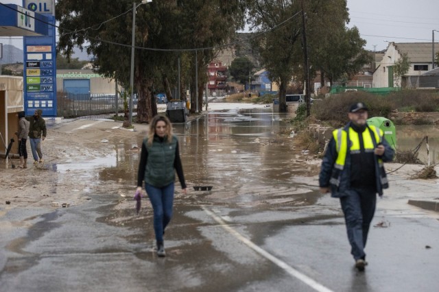 El Valle de Guadalentín, con Lorca y Águilas, vuelve a entrar en alerta esta noche por lluvias