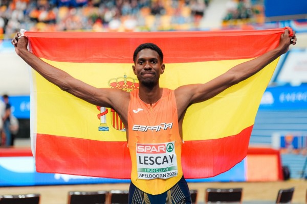 Lester Lescay logra la undécima medalla para el atletismo valenciano en un Europeo ‘indoor’
