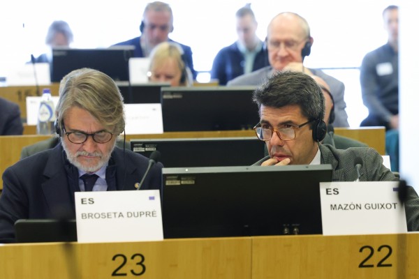 La Comunitat Valenciana asumirá la vicepresidencia de la comisión económica del CdR de la UE a mitad de 2027