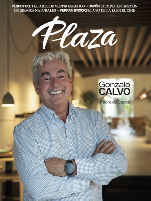 Gonzalo Calvo, portada de marzo de la revista Plaza