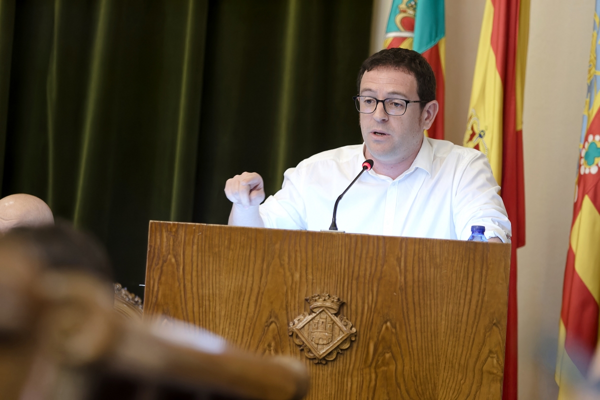 El portavoz de Compromís per Castelló, Ignasi Garcia. - Foto: ANTONIO PRADAS