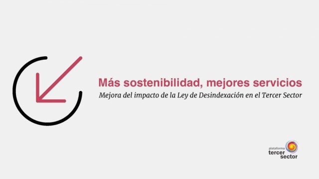 La Plataforma del Tercer Sector avisa al Gobierno del 