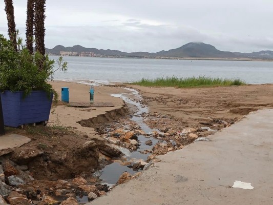 Aviso en la costa de Cartagena por viento amarillo de hasta 70 km/h y olas de 4 metros