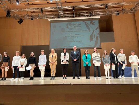 Conselleria entrega en Castelló los Premios Extraordinarios al Rendimiento Académico a 317 alumnos 
