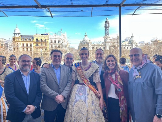 Movistar renueva el patrocinio de la Falla Ribera Convento Santa Clara