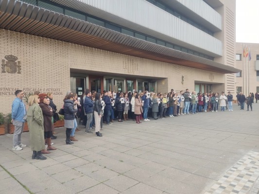 Sindicatos de Justicia protestan en Castelló para reclamar una actualización de sus retribuciones