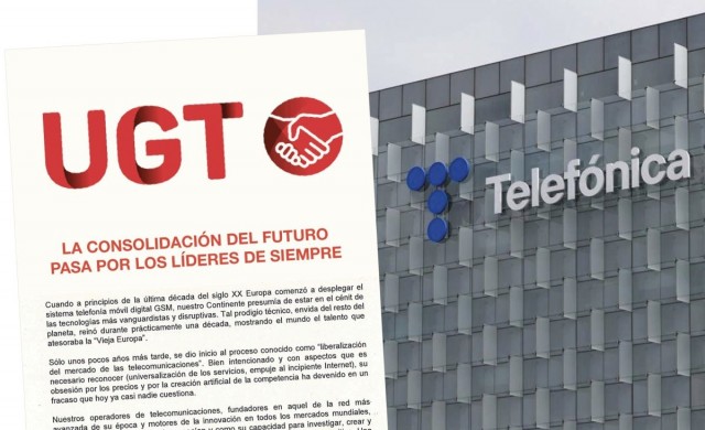 UGT se une a CCOO y aboga por una concentración del sector de las ‘telecos’ en Europa para hacerlo más fuerte